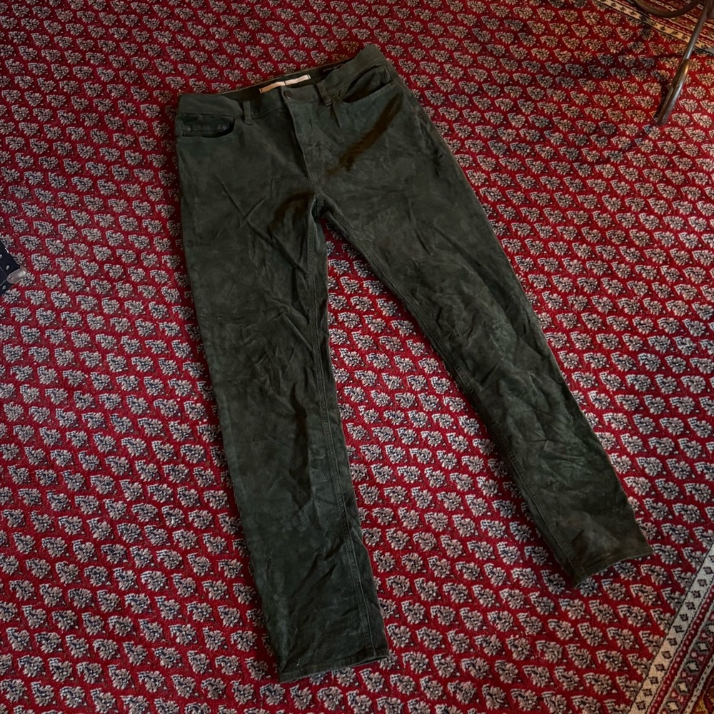 Banana Republic Green Corduroy Pants